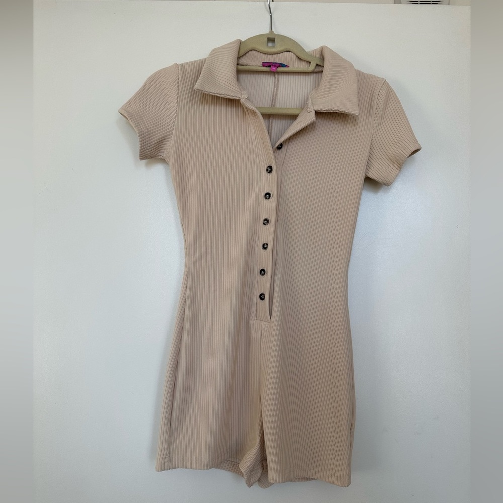 Edikted Lucia Ribbed Romper